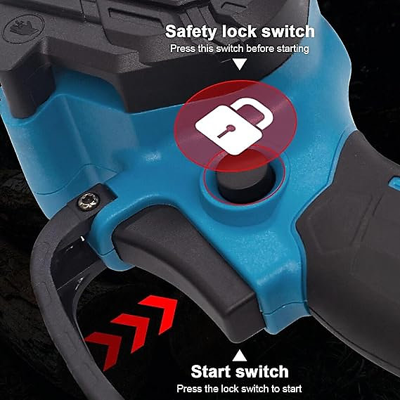 8-Inch Electric Mini Chainsaw Kit.