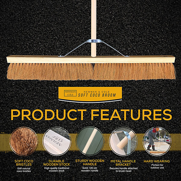 Soft Coco Platform Broom.