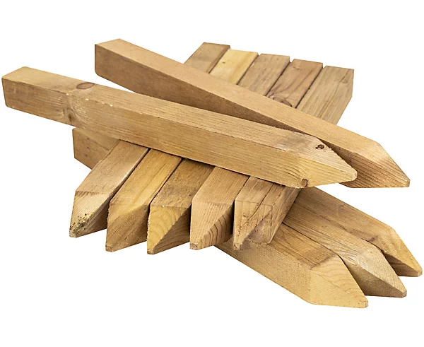 Square Wooden Fencing Stakes.